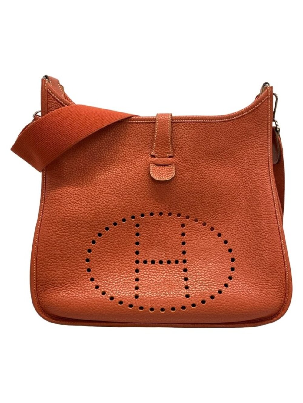Hermes Shoulder Bag Evelyne 1 33 GM Sanguine